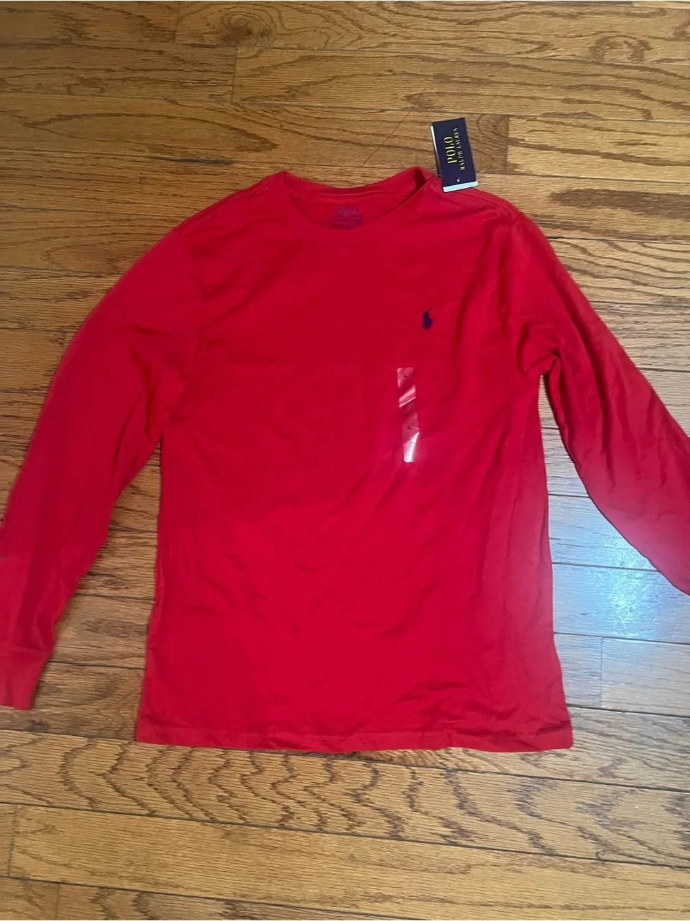 Polo by Ralph Lauren Red Long Sleeve Tee